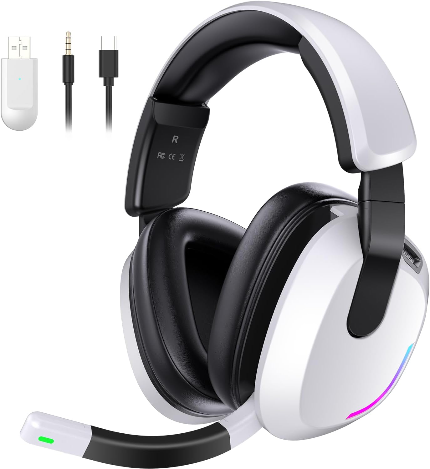 Noise Cancelling Headphone - Wireless Gaming Headset for PS5 PS4