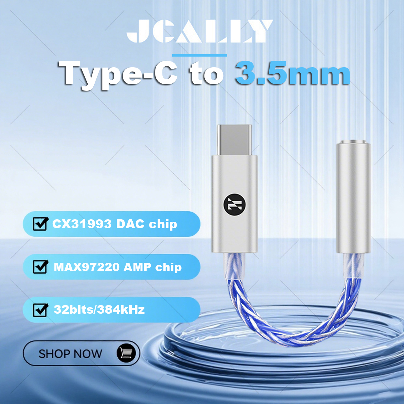 Usb C Earphone - JCALLY JM6 Pro Type-C to 3.5mm