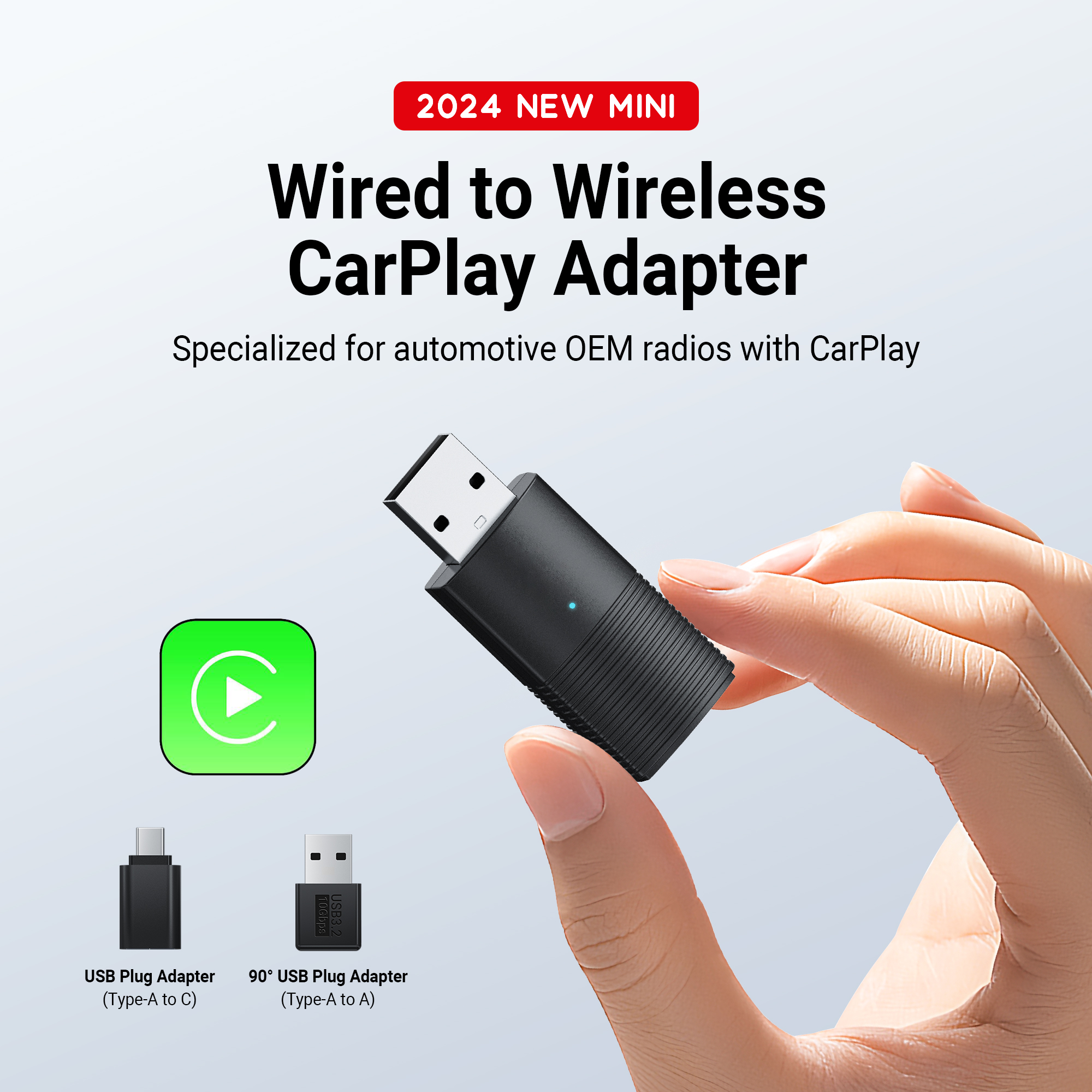 OTTOMOTION Mini Wireless CarPl - Bluetooth Adapter Receiver のレビューと価格