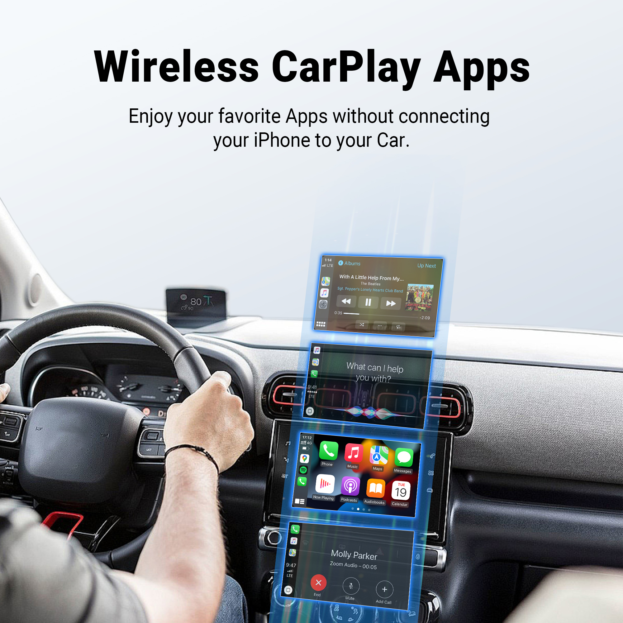 OTTOMOTION Mini Wireless CarPl - Bluetooth Adapter Receiver のレビューと価格