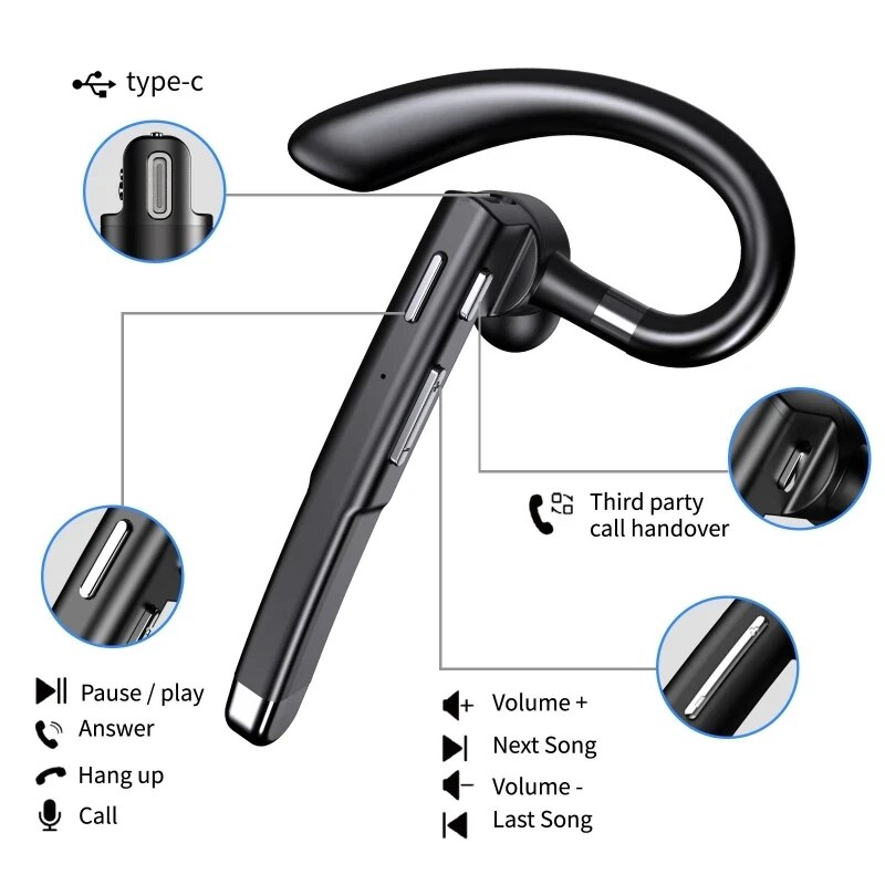 YYK520 Bluetooth Headset Noise - Sports Earphone Hook のレビューと価格