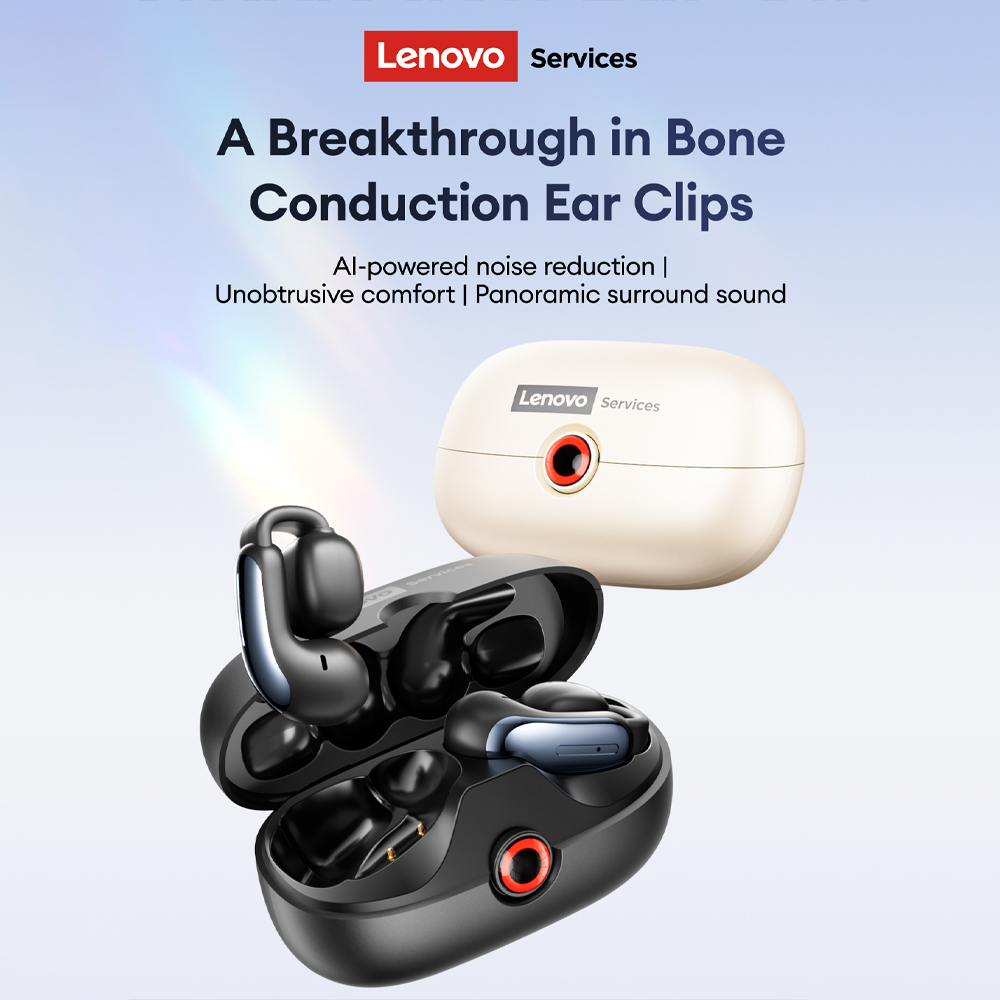 Lenovo LES-108 Bone Conduction - Wireless Earbuds Tws のレビューと価格