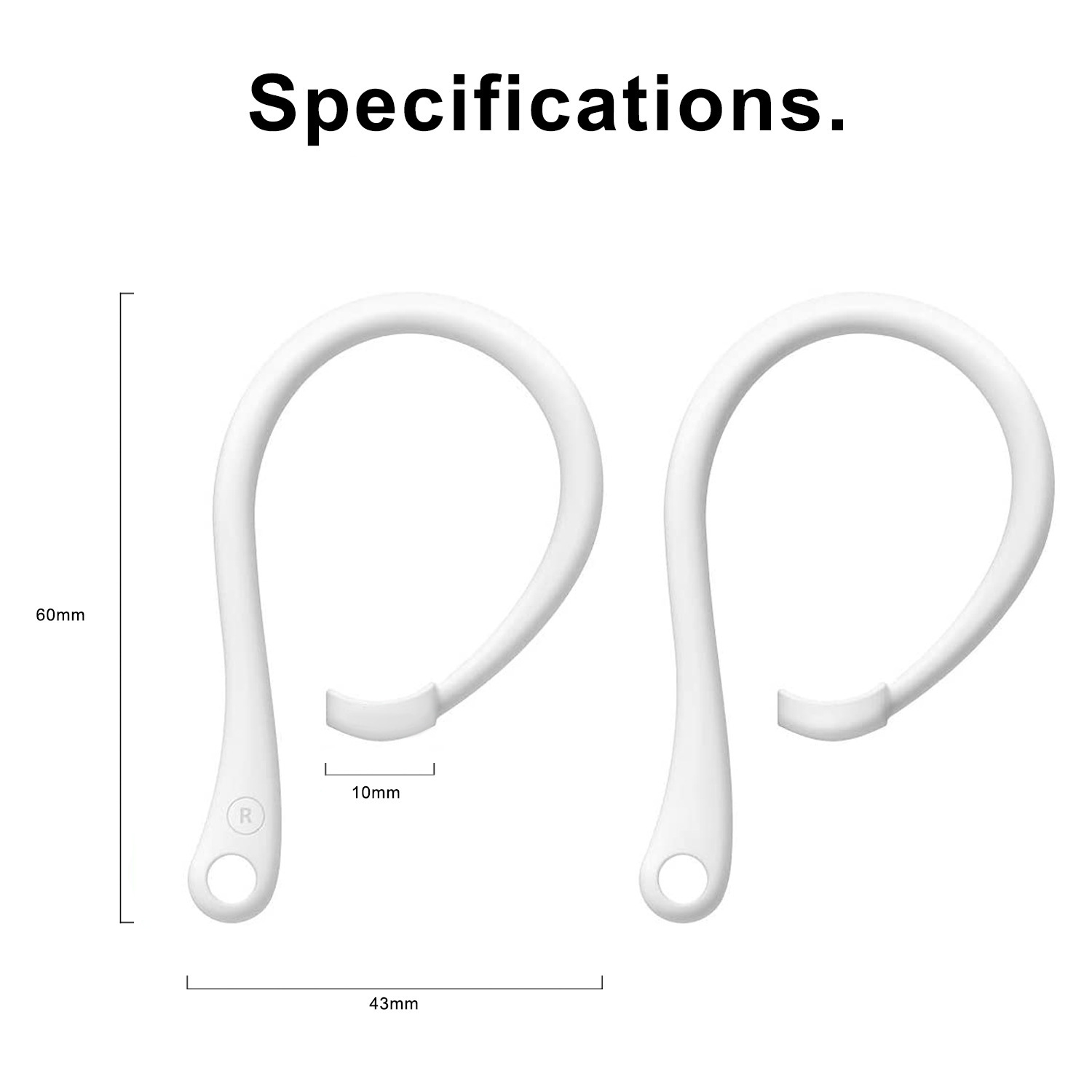 1 Pairs Anti-lost Earhooks for - Sports Earphone Hook のレビューと価格
