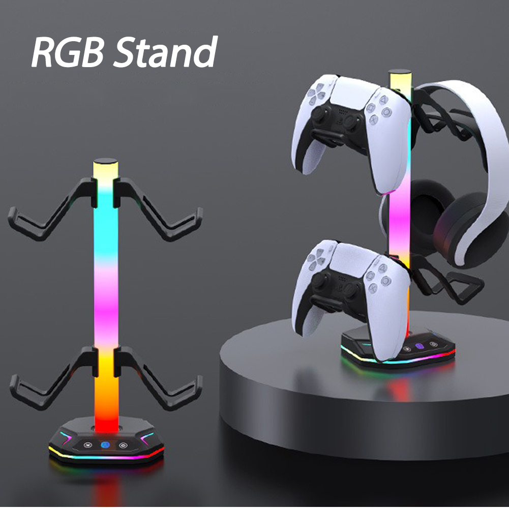 RGB Controller Stand For PS5/X - Headphone Stand Desk のレビューと価格