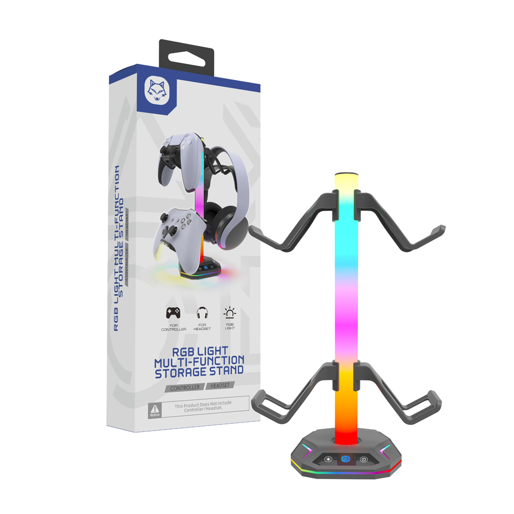 RGB Controller Stand For PS5/X - Headphone Stand Desk のレビューと価格