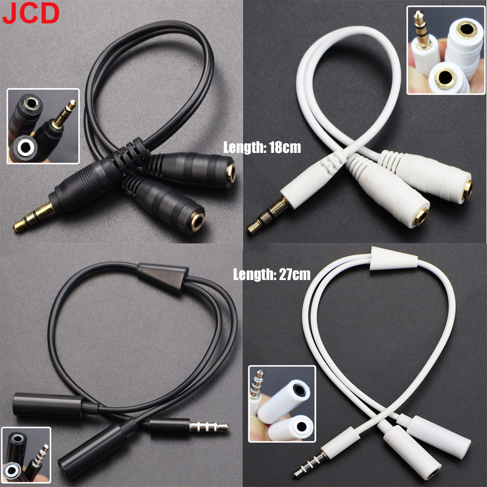 JCD 1Male to 2 Dual Female Y S - Earphone Splitter Jack のレビューと価格
