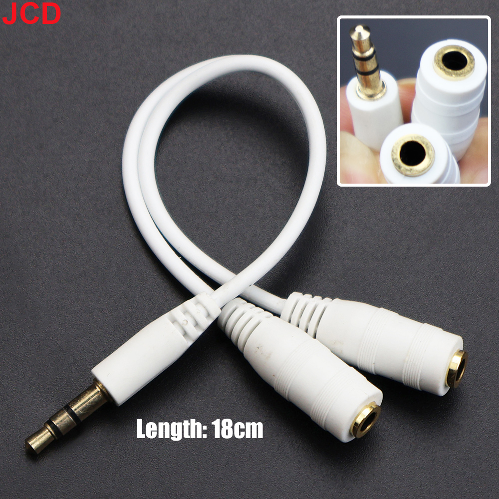 JCD 1Male to 2 Dual Female Y S - Earphone Splitter Jack のレビューと価格
