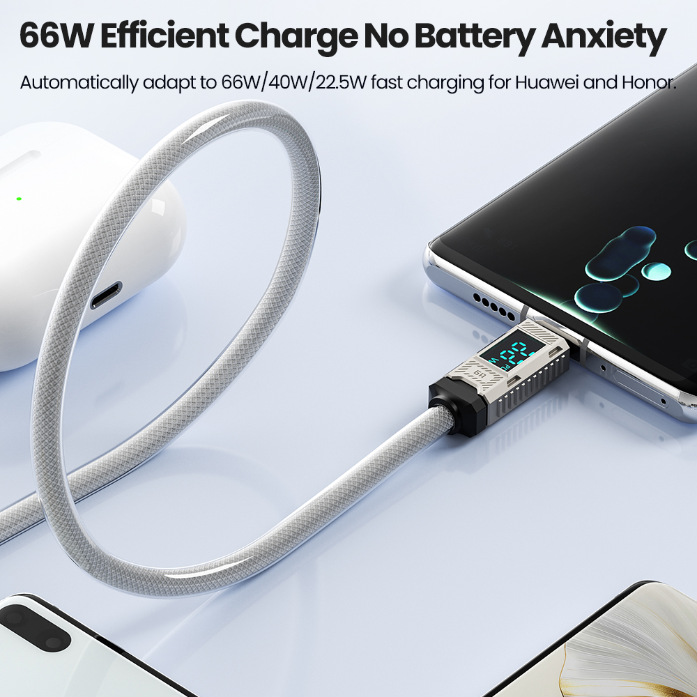 Toocki PD 66W USB C Cable 6A D - Usb C Earphone のレビューと価格