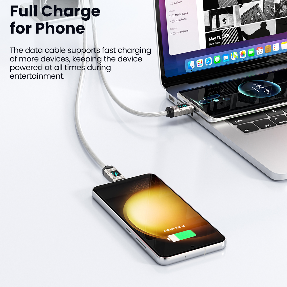 Toocki PD 66W USB C Cable 6A D - Usb C Earphone のレビューと価格