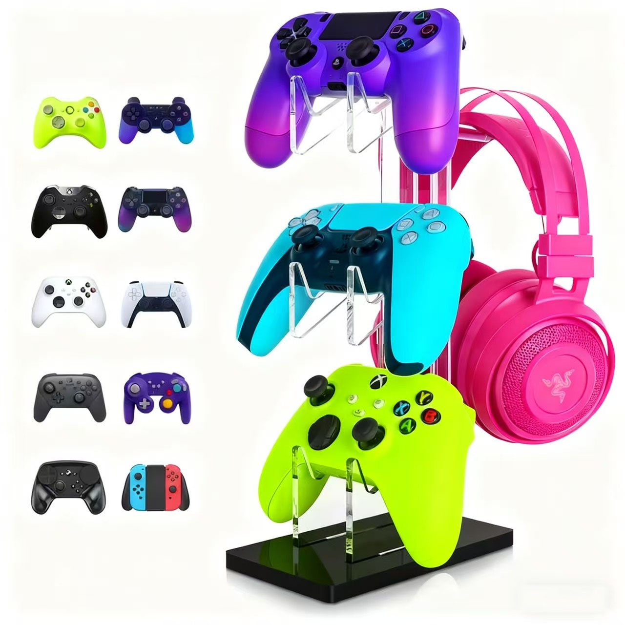 Universal 2/3 Tier Controller  - Headphone Stand Desk のレビューと価格
