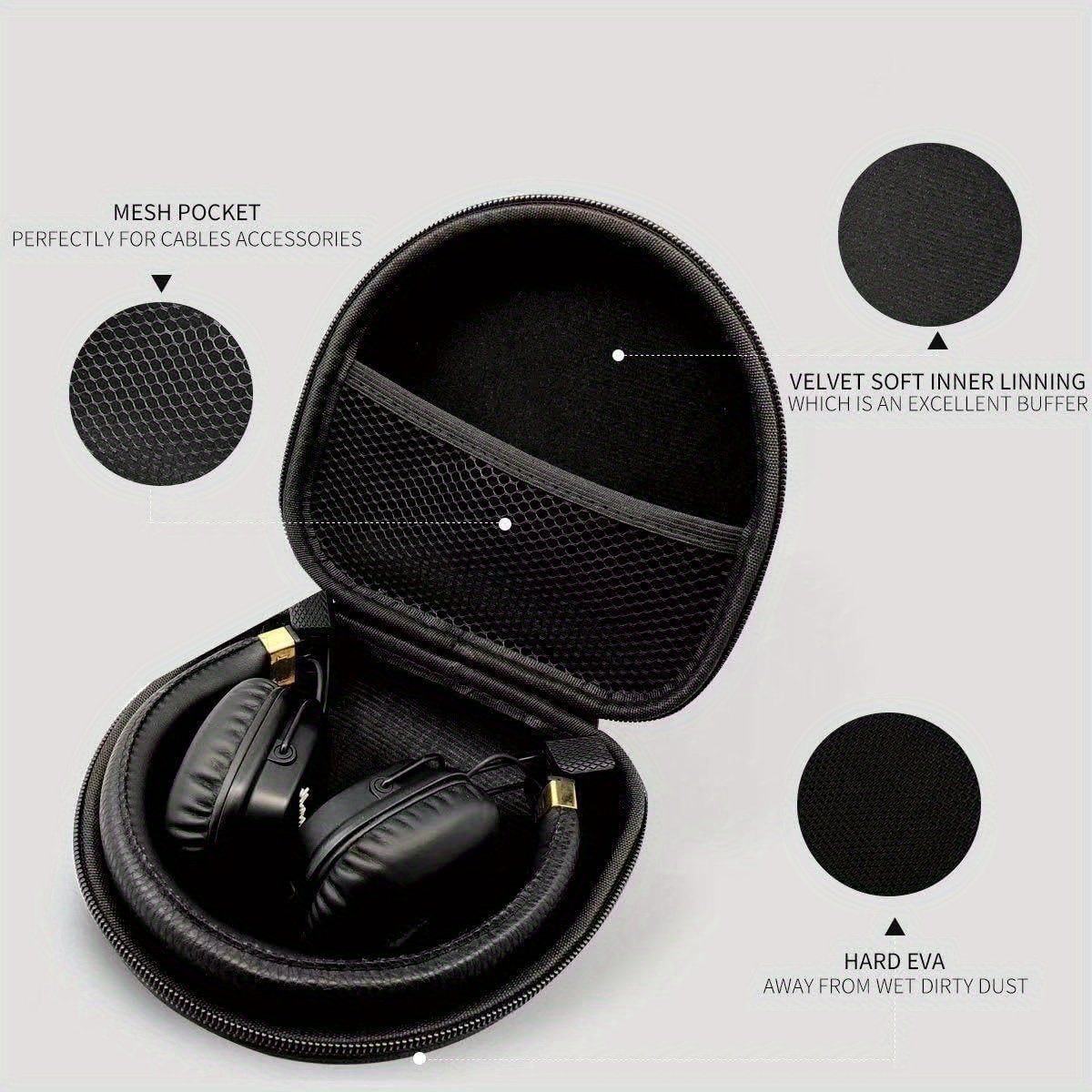 For Major II/III/IV/V Case, Ma - Headphone Case Hard のレビューと価格