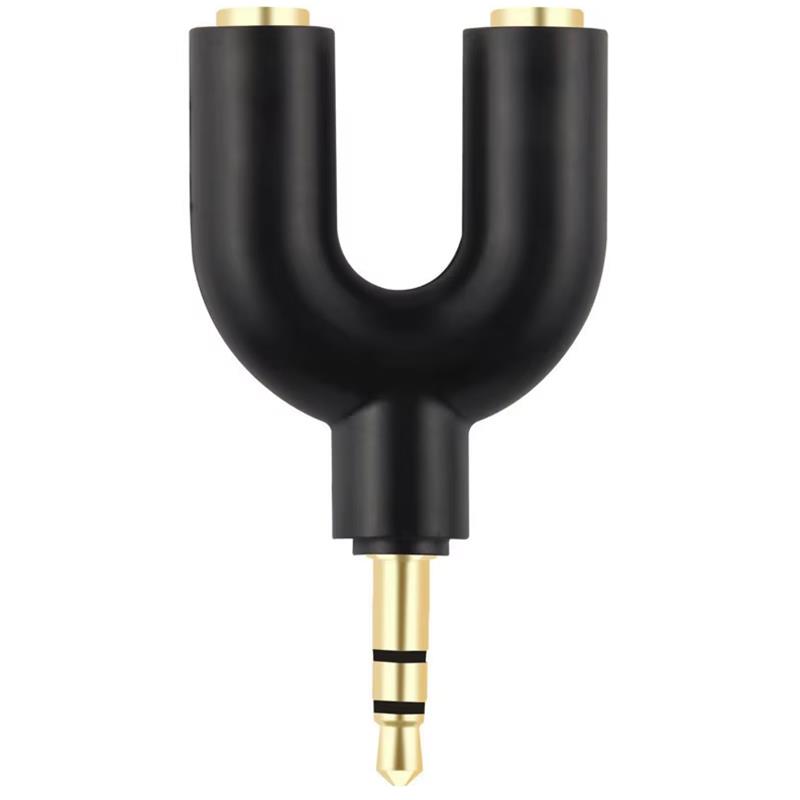 U Type Adapter Y Shape 3.5mm S - Earphone Splitter Jack のレビューと価格