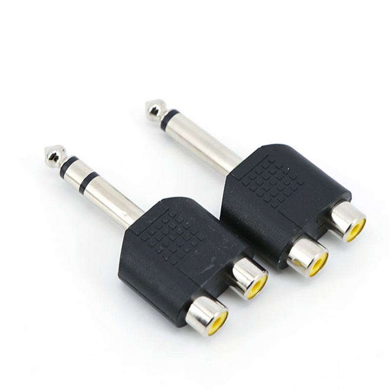 6.35mm 6.5 Audio Mono Stereo 1 - Audio Splitter Y のレビューと価格