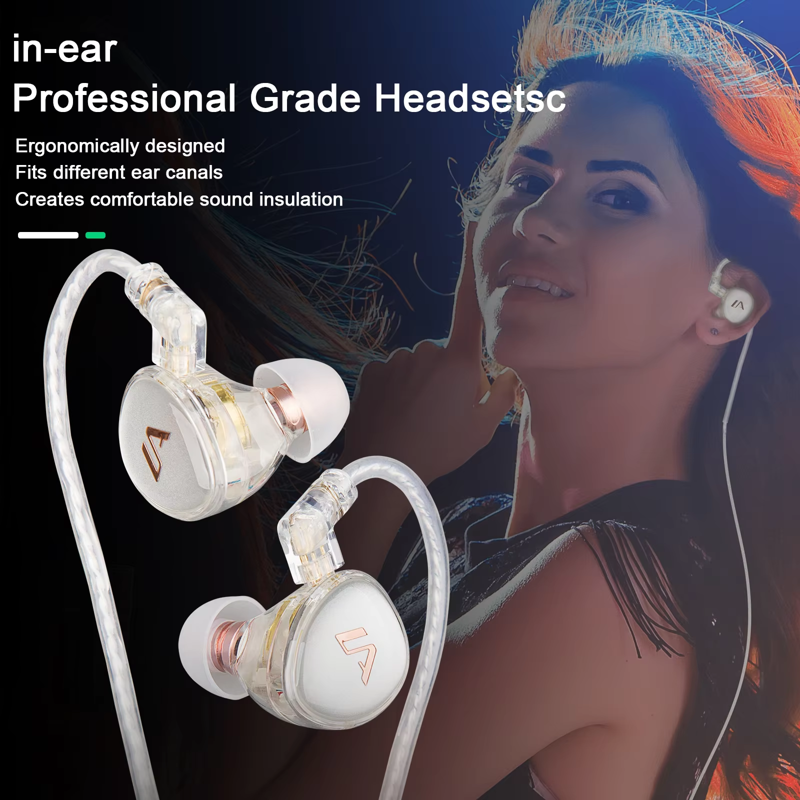 590-599mhz stereo IEM UHF Stag - In Ear Monitor Iem のレビューと価格