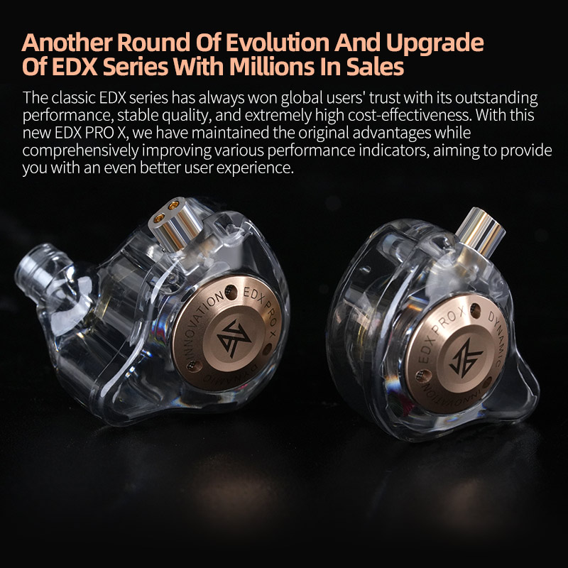 KZ EDX Pro X dynamic driving h - Sports Earphone Hook のレビューと価格