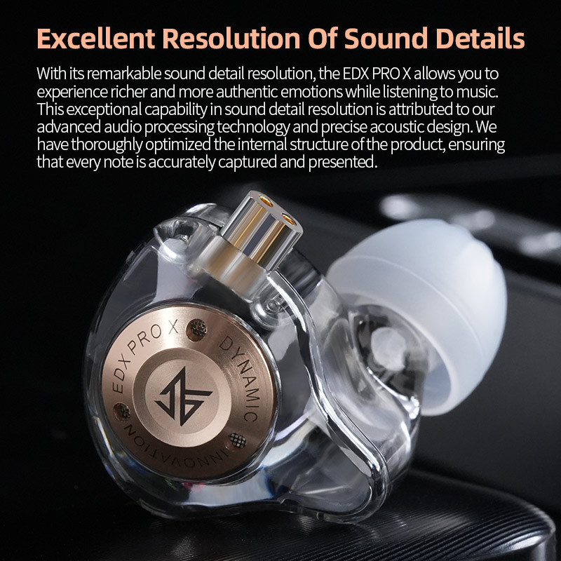 KZ EDX Pro X dynamic driving h - Sports Earphone Hook のレビューと価格