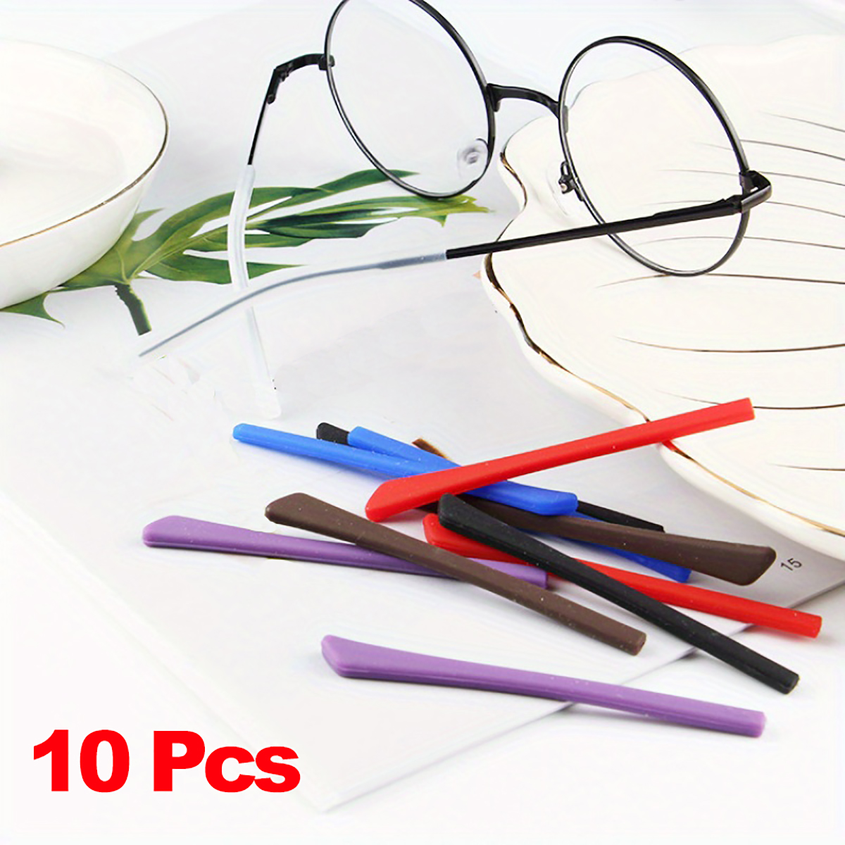 10pcs Eyeglass Replacement Tem - Silicone Ear Tip Replacement のレビューと価格