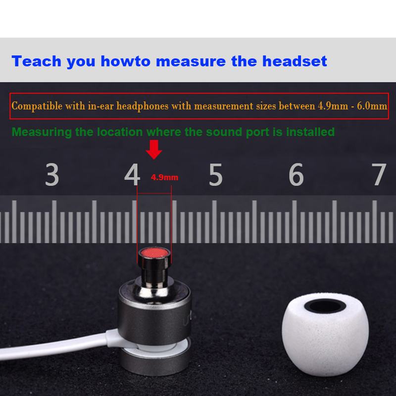 1Pair ANJIRUI Memory Foam Eart - Earphone Foam Tip のレビューと価格