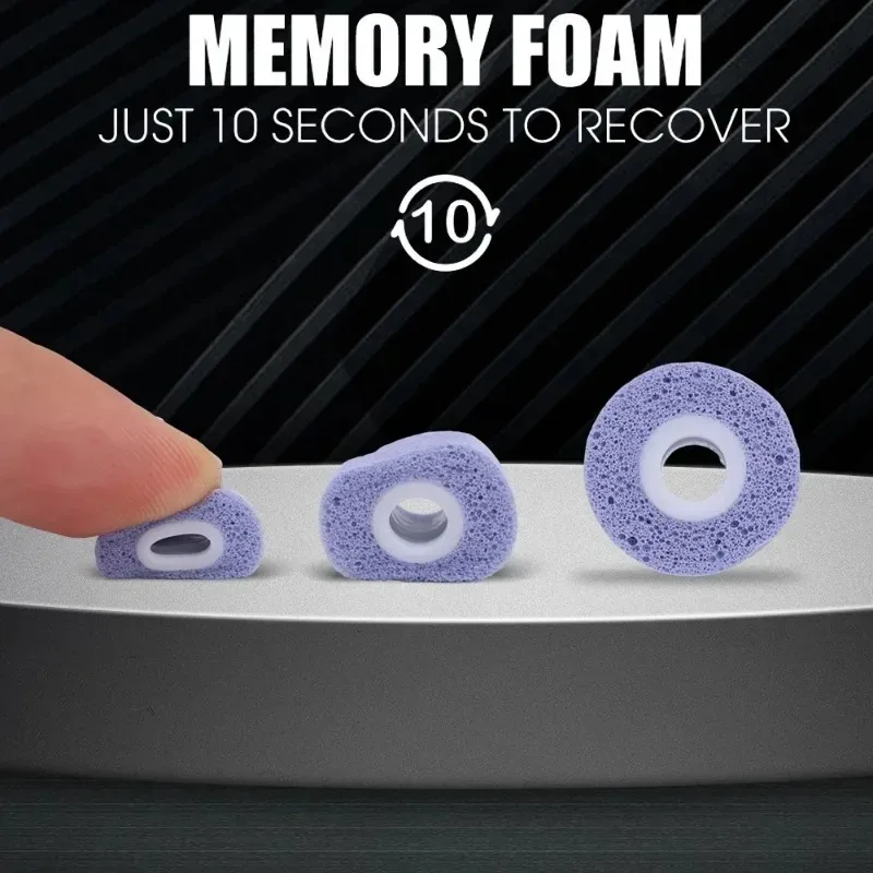 1-3Pairs Memory Foam Eartips f - Earphone Foam Tip のレビューと価格