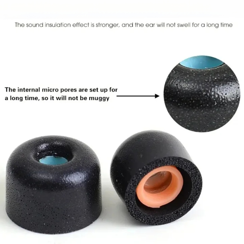 Memory Foam Earphones Ear Pads - Earphone Foam Tip のレビューと価格