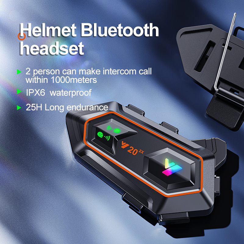 Y20 2X Motorcycle Helmet Inter - Bluetooth Headset On Ear のレビューと価格