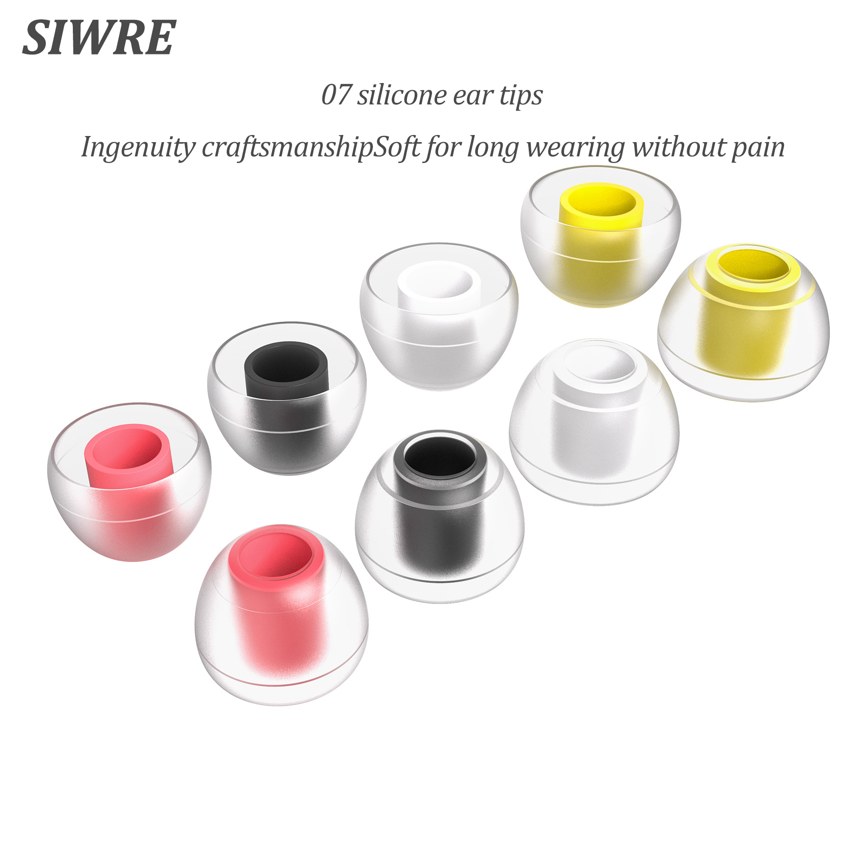 SIWRE 07 Silicone Eartips for  - In Ear Monitor Iem のレビューと価格