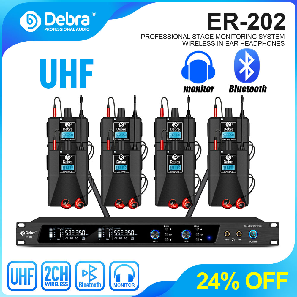 Debra UHF IEM ER-202 Wireless  - In Ear Monitor Iem のレビューと価格