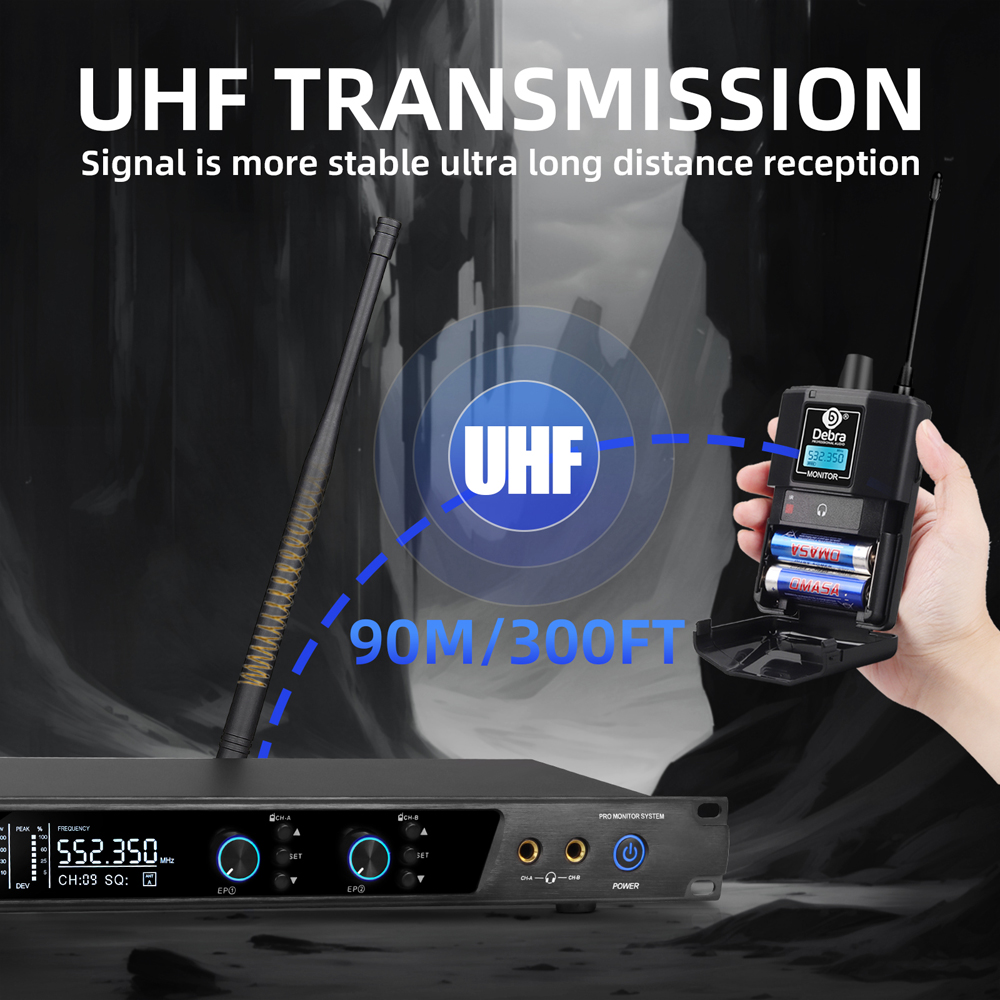 Debra UHF IEM ER-202 Wireless  - In Ear Monitor Iem のレビューと価格