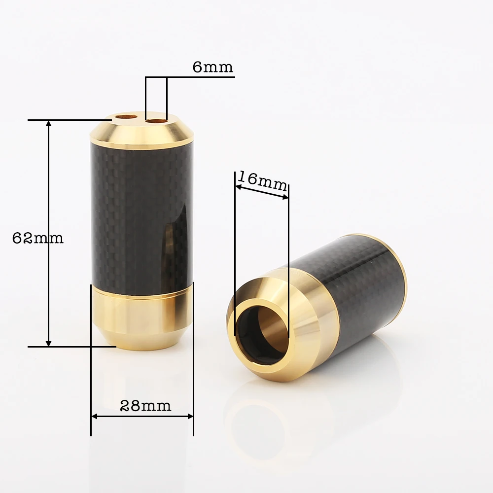 Audiocrast Carbon fiber Gold P - Audio Splitter Y のレビューと価格