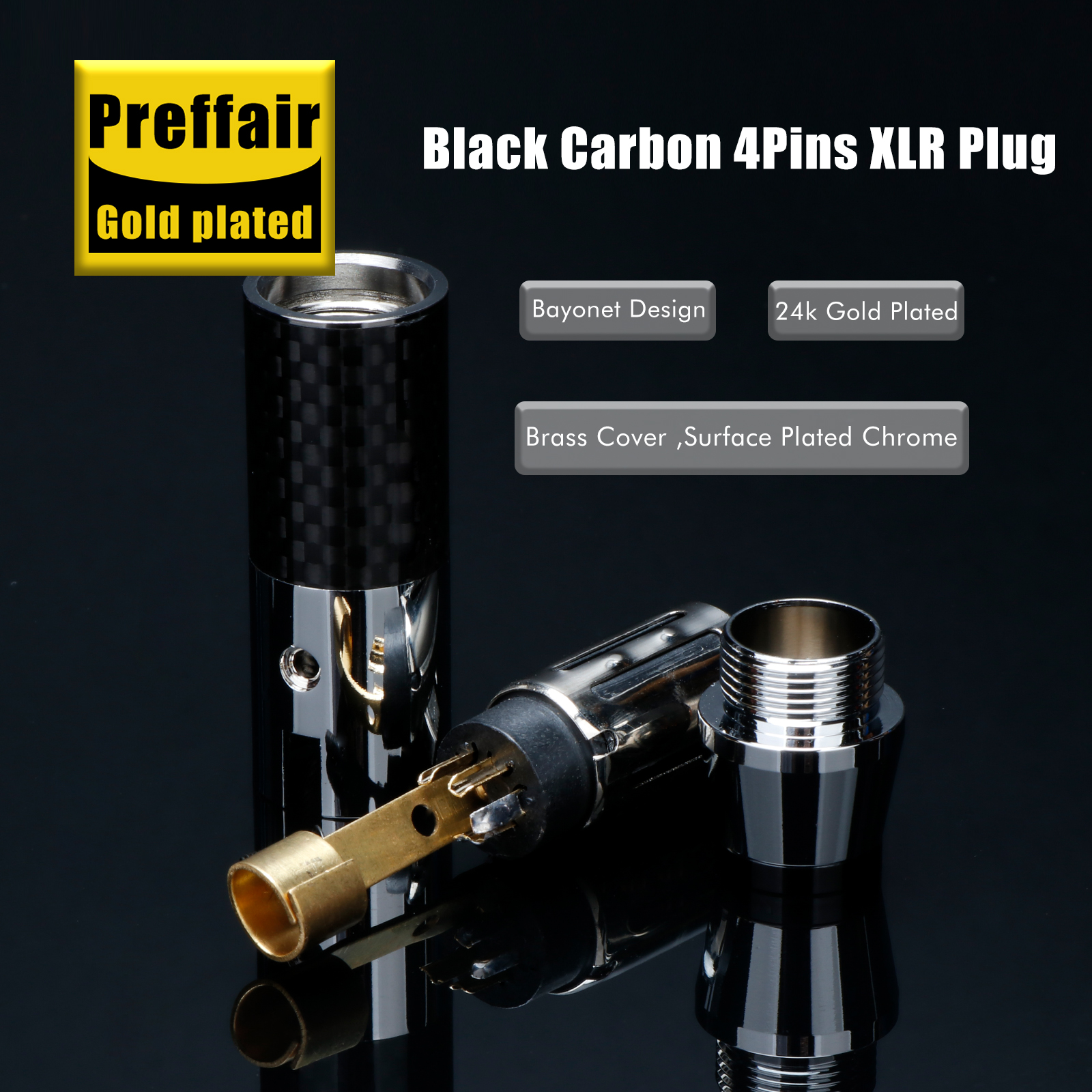 4pin XLR Connector Headphone X - Wired Earphone Mic のレビューと価格