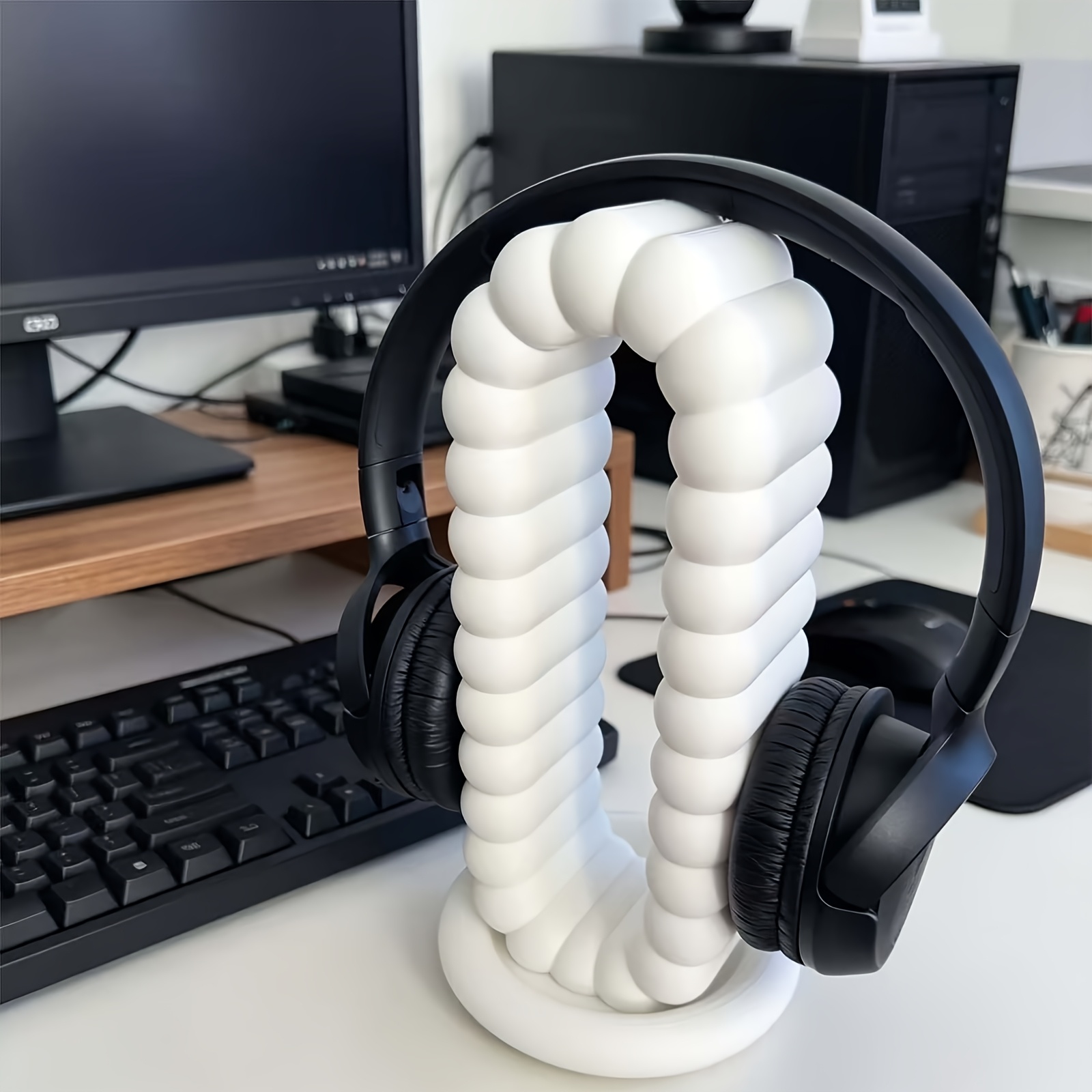 3D Printed Creative Headphone  - Headphone Stand Desk のレビューと価格
