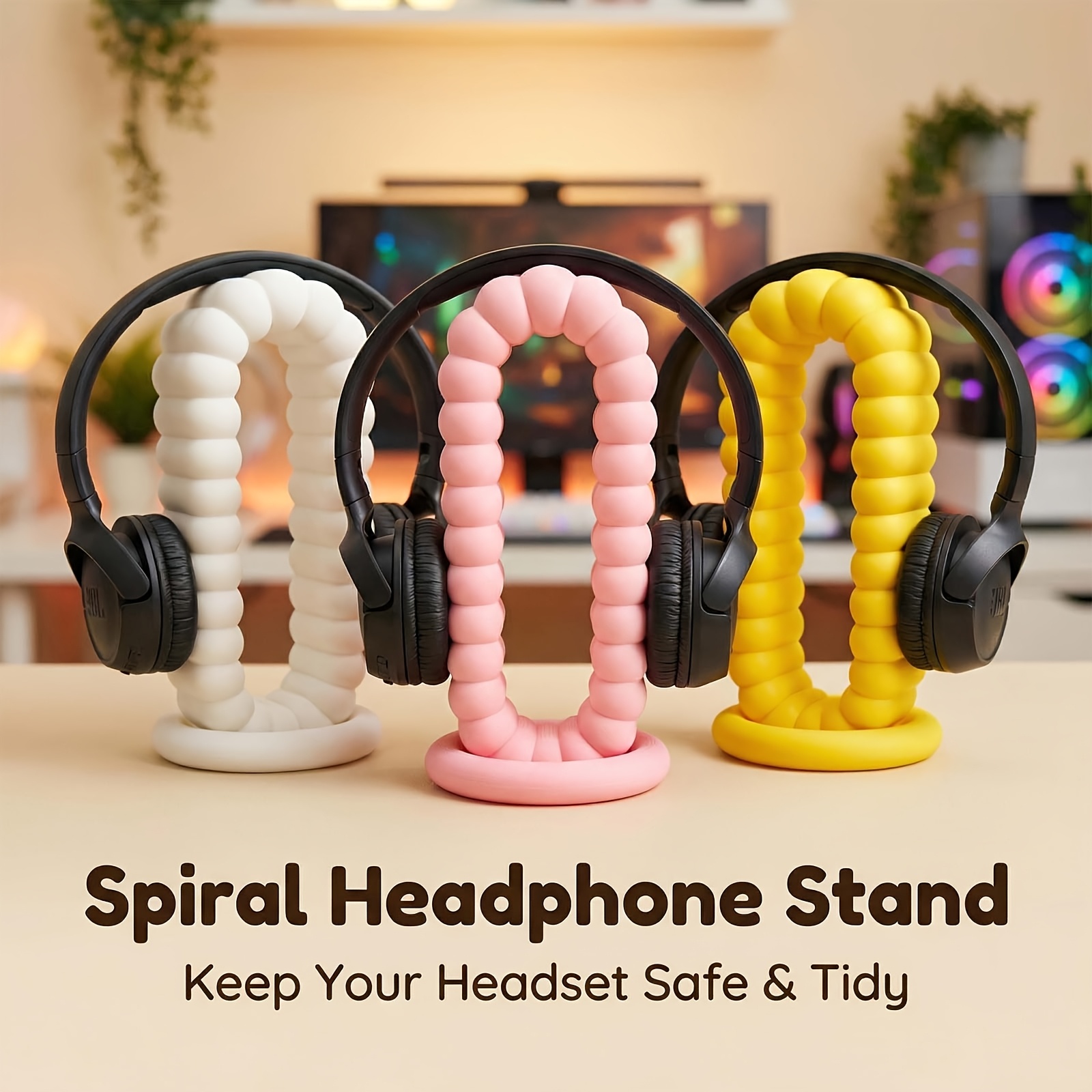 3D Printed Creative Headphone  - Headphone Stand Desk のレビューと価格