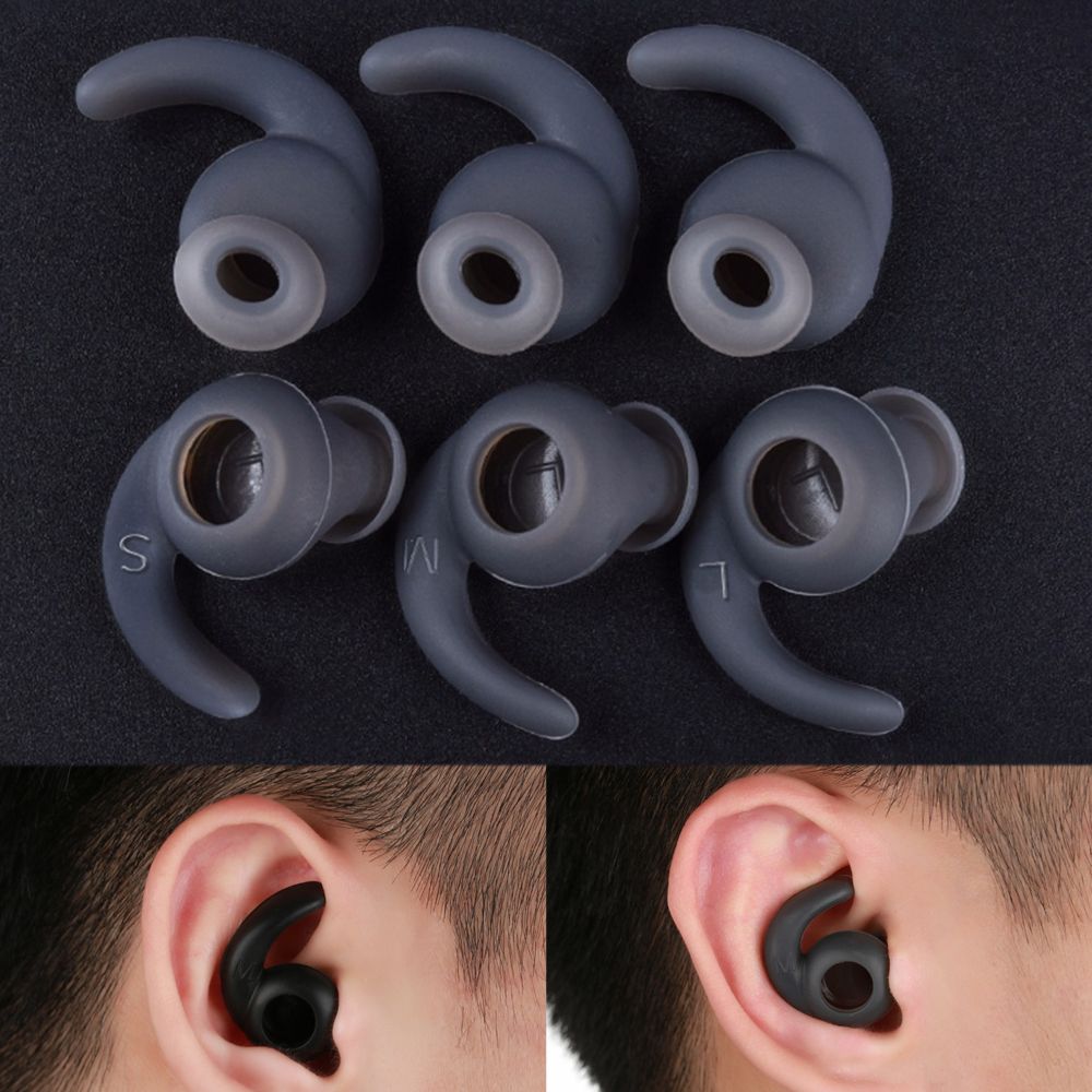 3 Pairs S/M/L In-ear Sports He - Sports Earphone Hook のレビューと価格