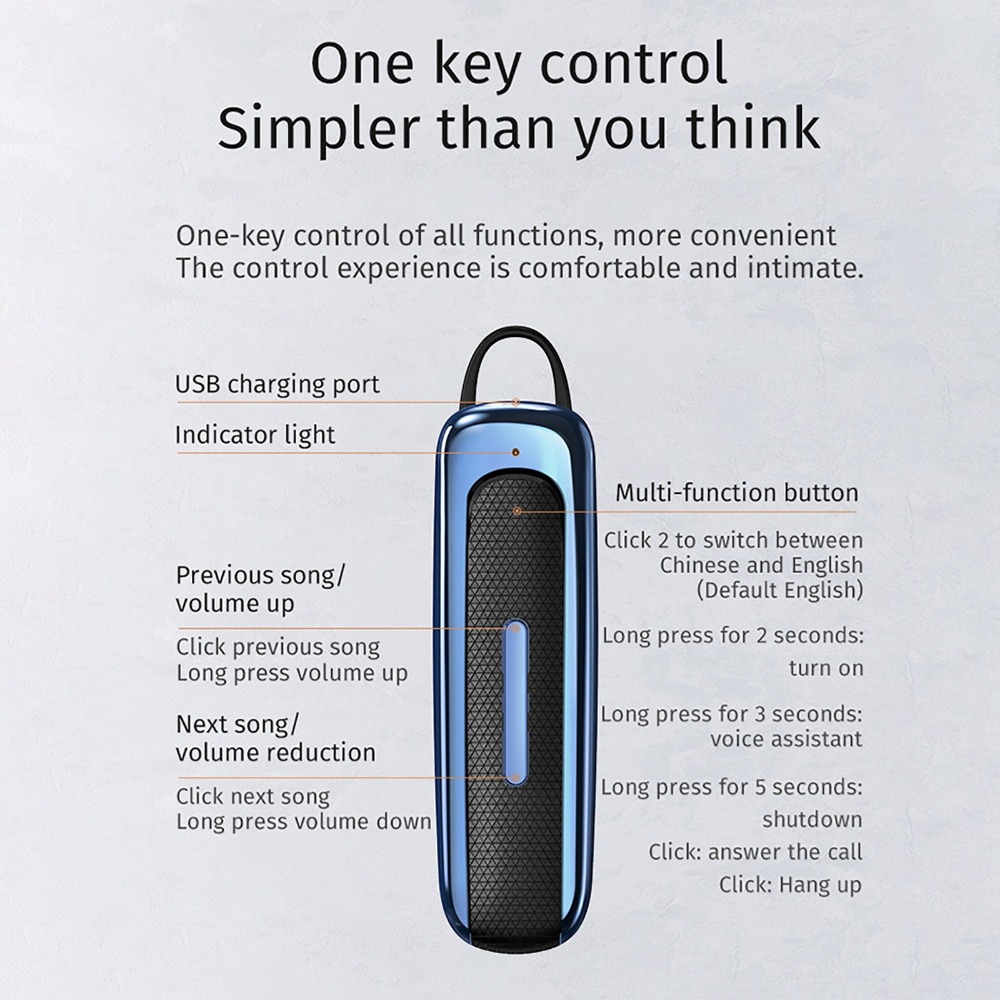Ear Hook E1 Wireless Bluetooth - Sports Earphone Hook のレビューと価格