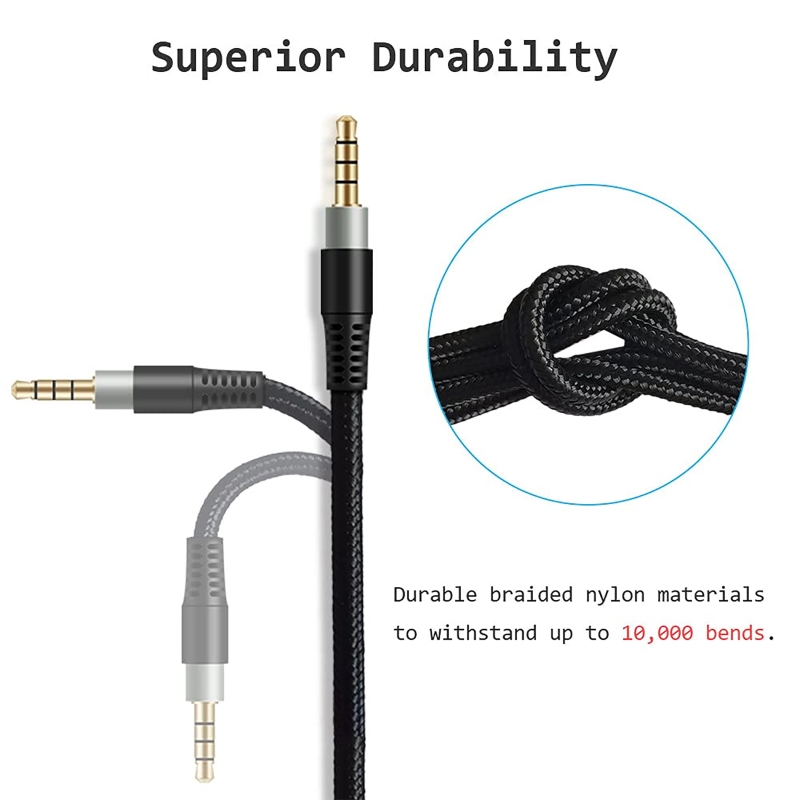 Nylon Braided OFC Replacement  - Cable Extension 3.5 のレビューと価格