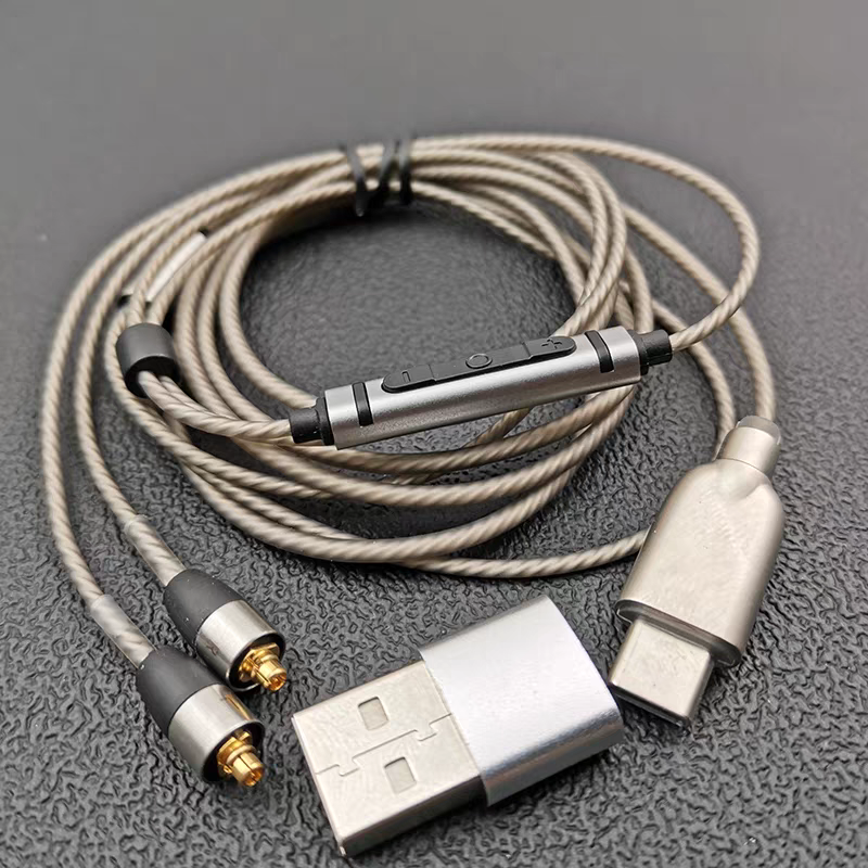 MMCX Plug Type-C Silver Plated - Wired Earphone Mic のレビューと価格