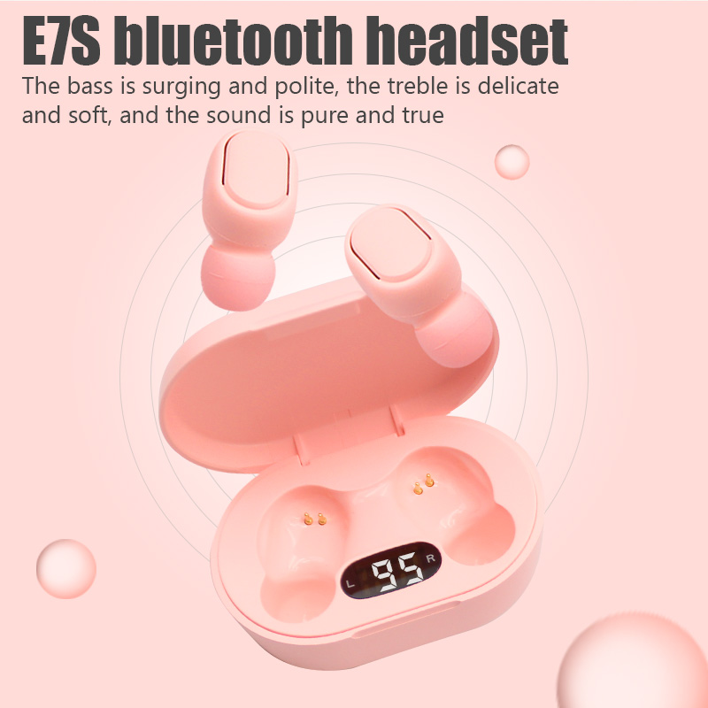 E7S TWS Fone Bluetooth Earphon - Wireless Earbuds Tws のレビューと価格
