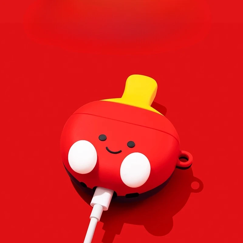 3D Table Tennis Cartoon Cute S - Earbuds Charging Case のレビューと価格