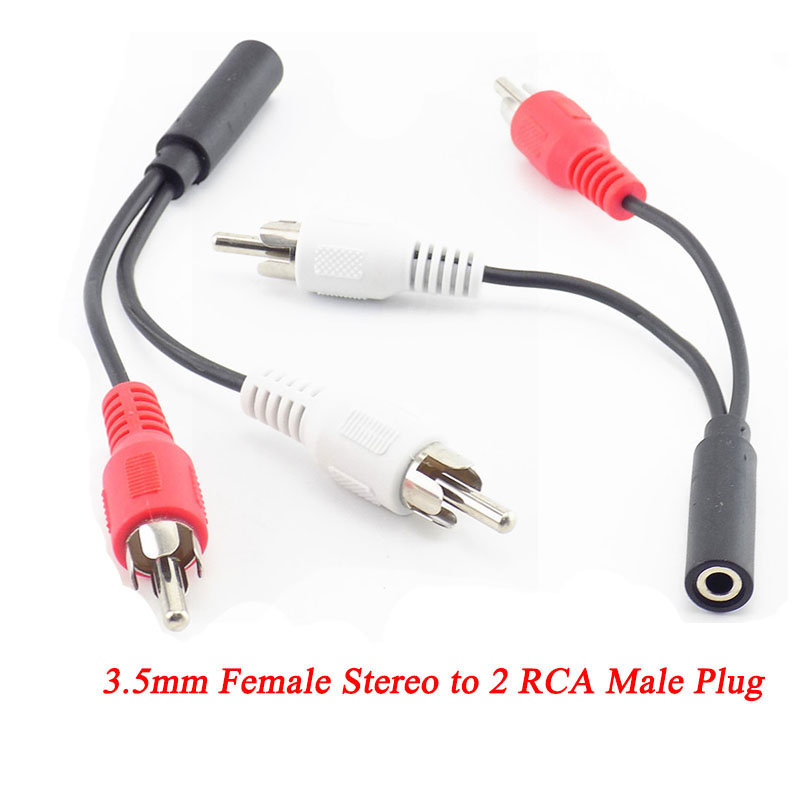 3.5mm RCA Female jack Stereo t - Cable Extension 3.5 のレビューと価格