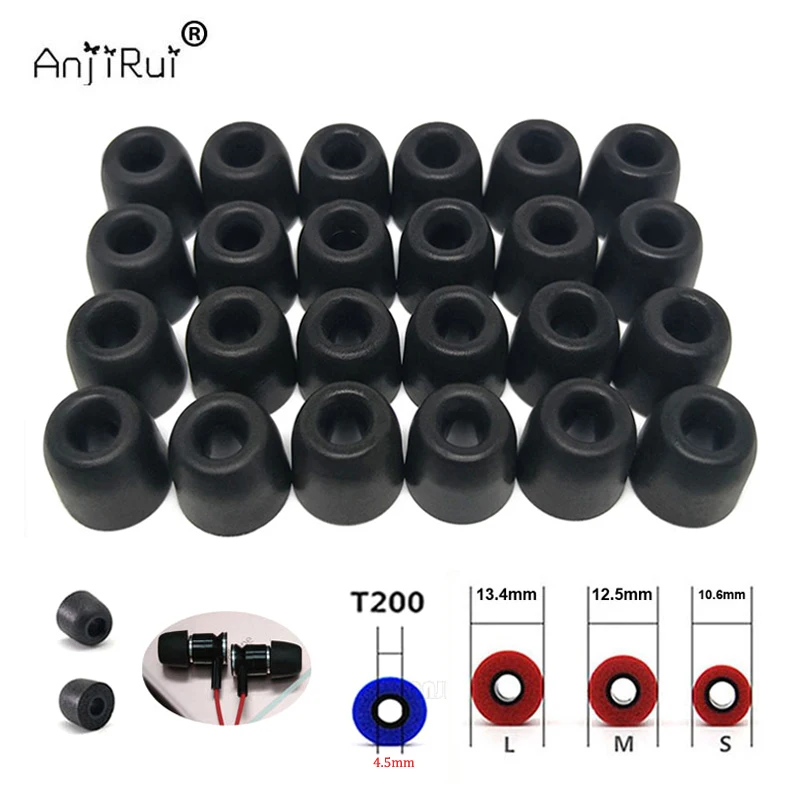 12Pair ANJIRUI Memory Foam Ear - Earphone Foam Tip のレビューと価格