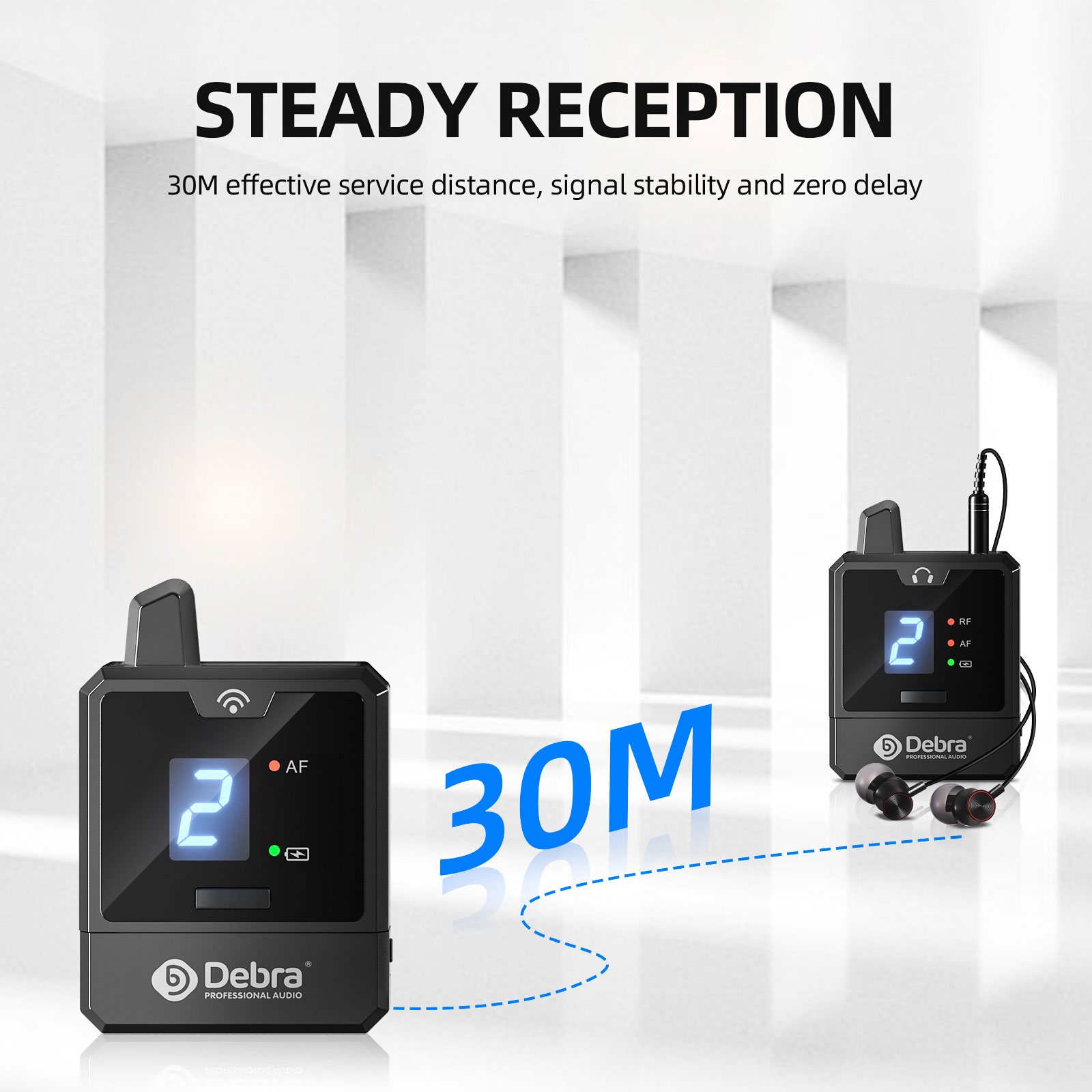 Debra UHF IEM Wireless In-Ear  - In Ear Monitor Iem のレビューと価格