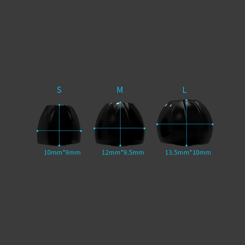 3Pairs In-Ear Earcaps For KZ E - Silicone Ear Tip Replacement のレビューと価格