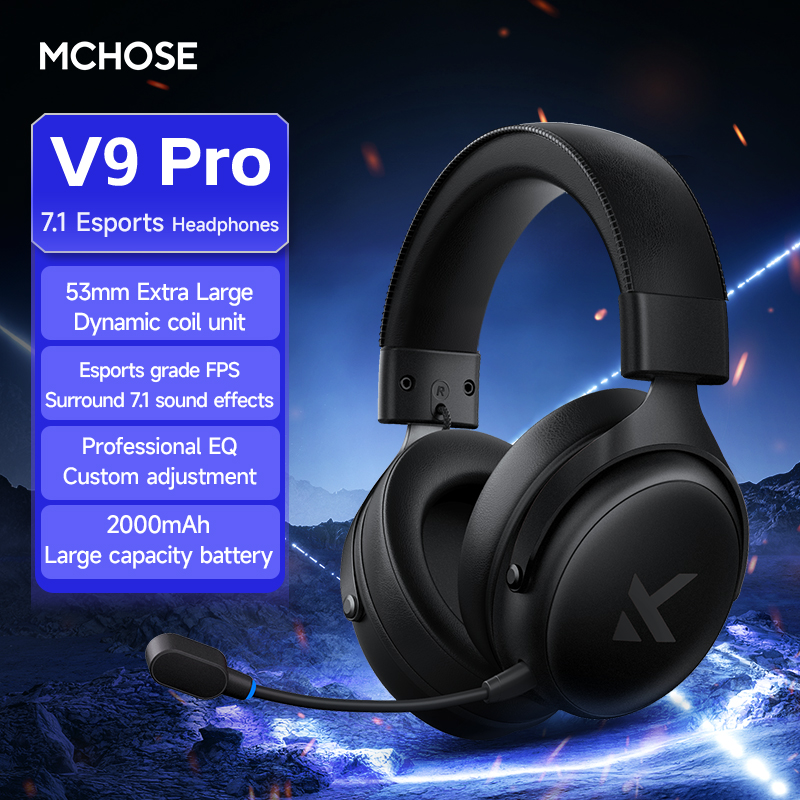 MCHOSE V9 Pro Headset with Mic - Gaming Headset Rgb のレビューと価格