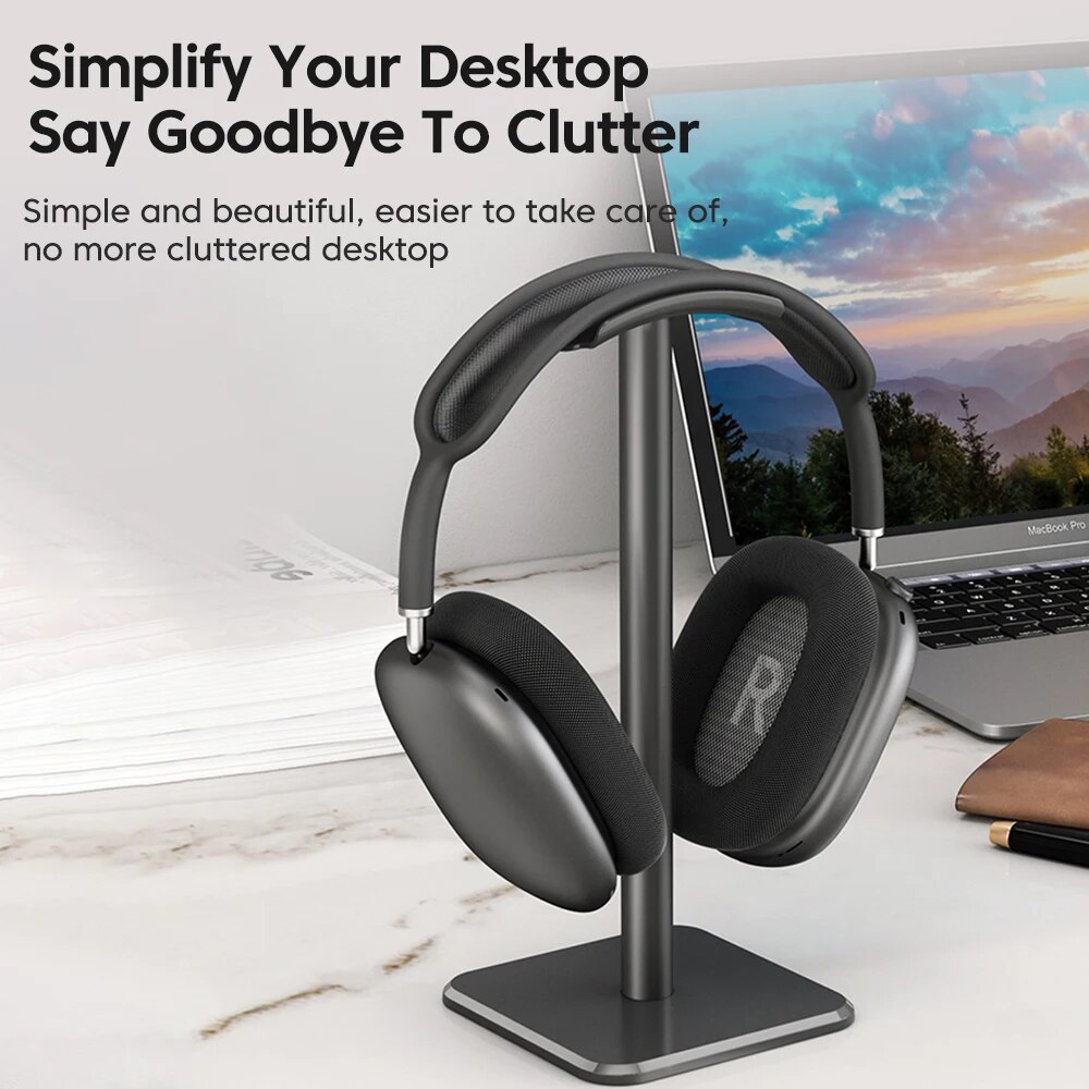 Universal Headphone Stand Alum - Headphone Stand Desk のレビューと価格