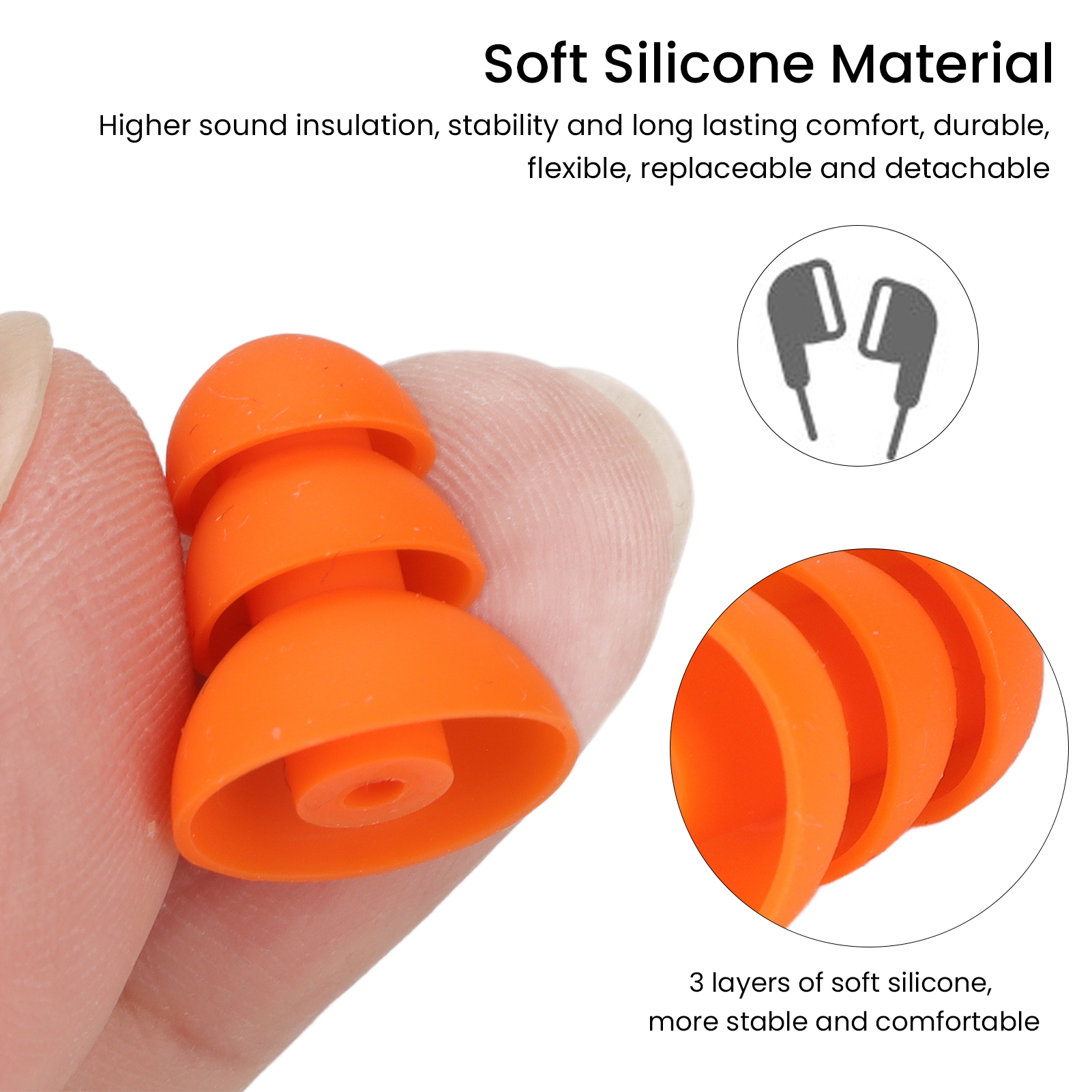 Silicone Eartips Comfort Repla - Silicone Ear Tip Replacement のレビューと価格