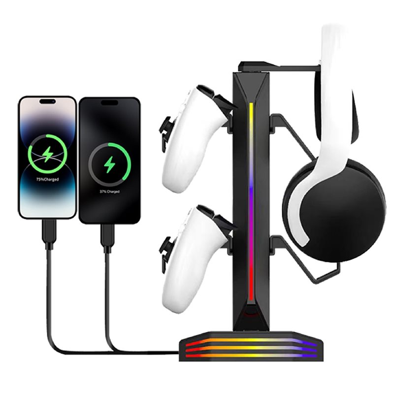 L62A Headphone Stand For Desk  - Gaming Headset Rgb のレビューと価格