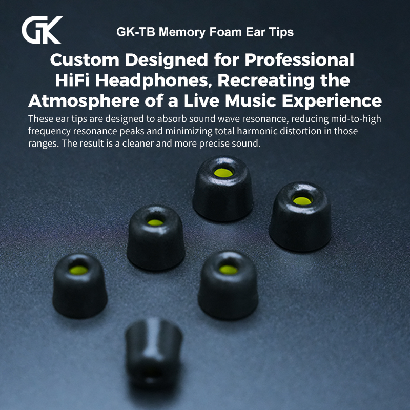 GK-TB 3Pair(6pcs) Noise Isolat - Earphone Foam Tip のレビューと価格