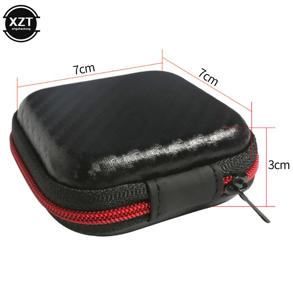 Headphone Bag Mini Zipper Squa - Headphone Case Hard のレビューと価格