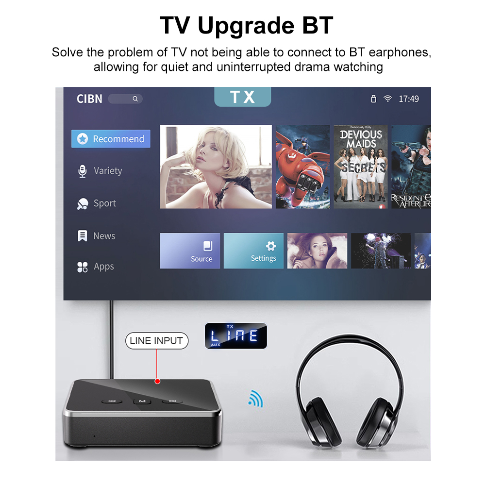 BT 5.4 Transmitter Receiver AU - Bluetooth Adapter Receiver のレビューと価格