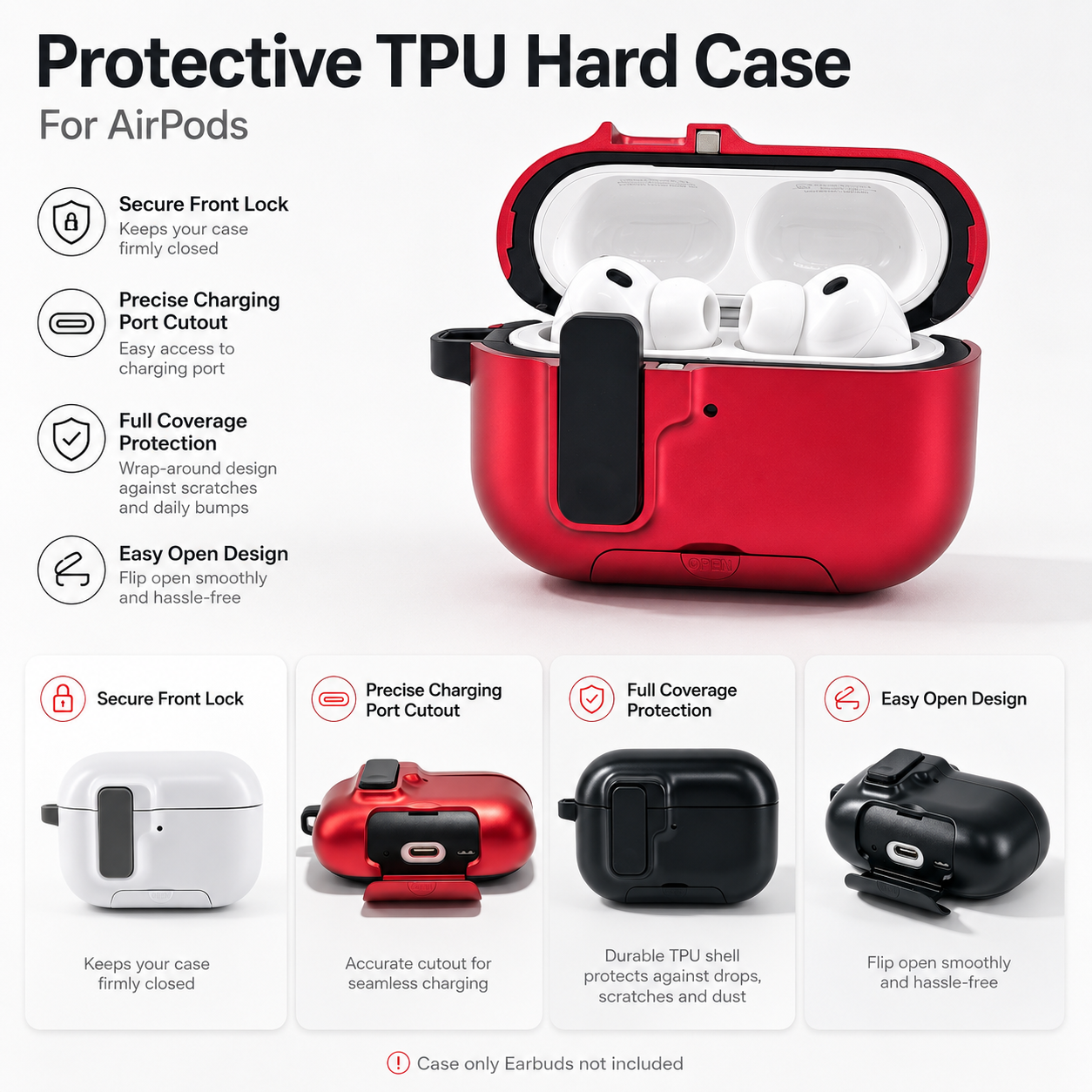 For AirPods Hard Case for Pro3 - Headphone Case Hard のレビューと価格